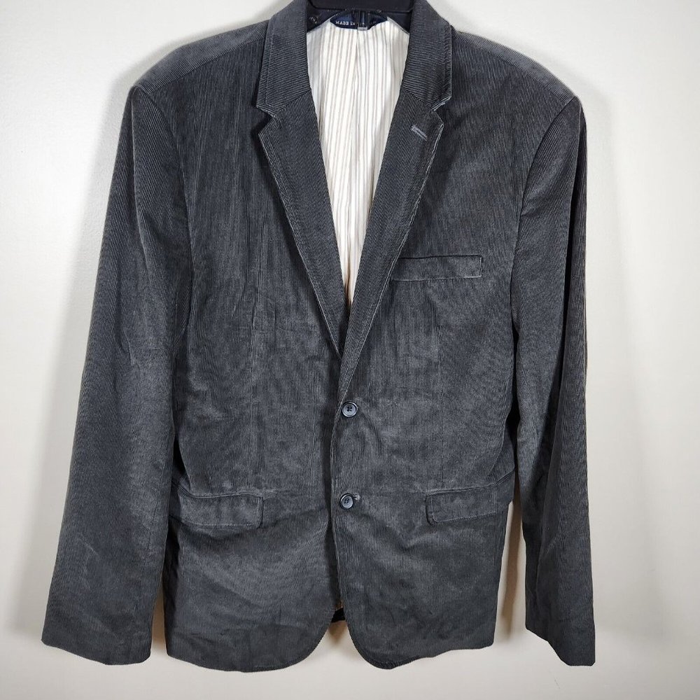Banana Republic Blazer Mens 42R Dark Brown Corduroy Cotton Sports Coat Jacket
